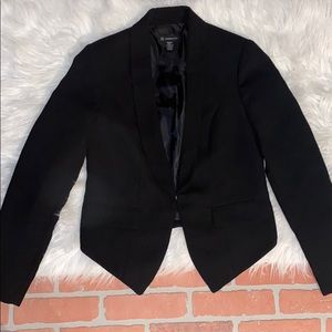 INC black pointed tip blazer